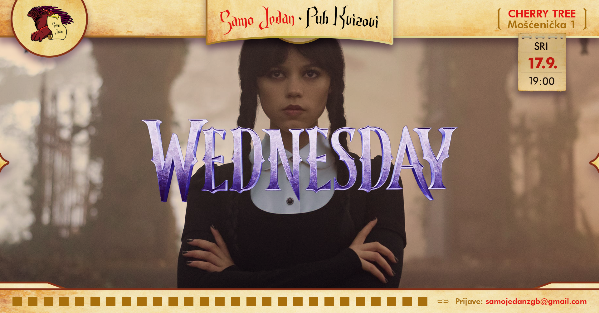 Wednesday - pub kviz - Samo Jedan
